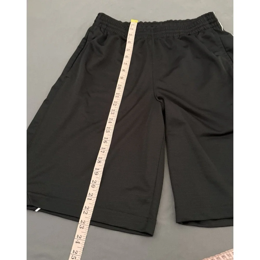 Nike Basketball Shorts Mens Size Small Black White Pockets Elastic Waist 405996